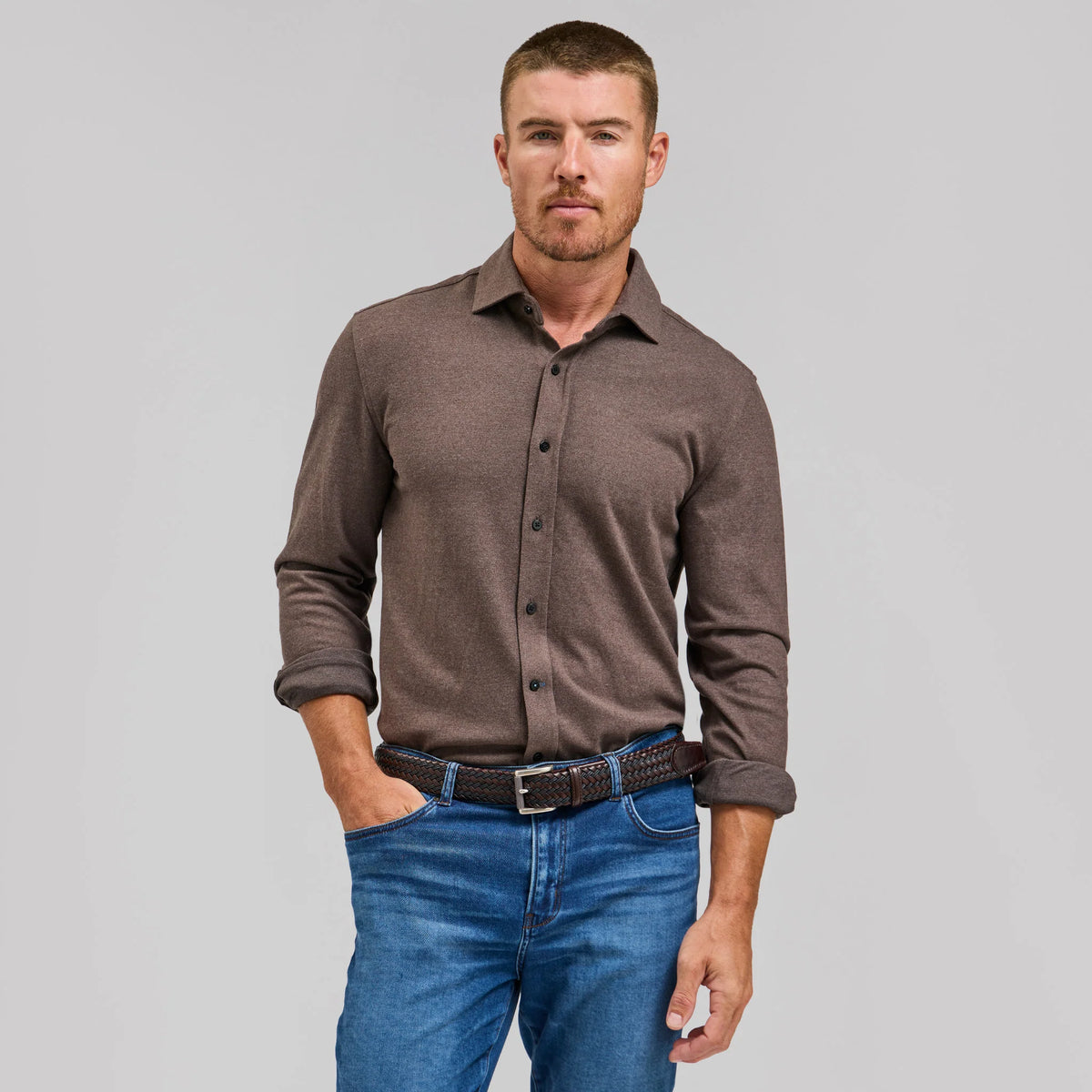 RYE 51 - The Claude Heather Tech Button Down