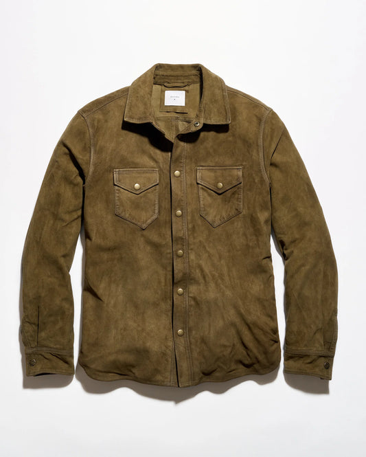 BILLY REID - Savoy Waxed Suede Workshirt