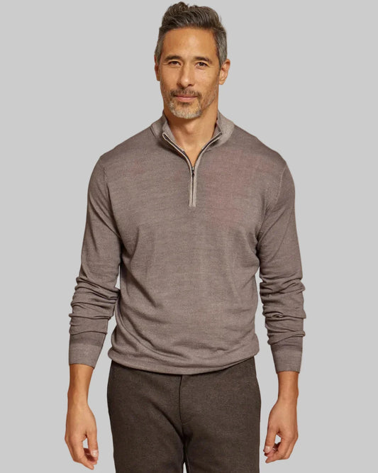RYE 51 - The Archer LS Lightweight MERINOmax 1/4 Zip Sweater